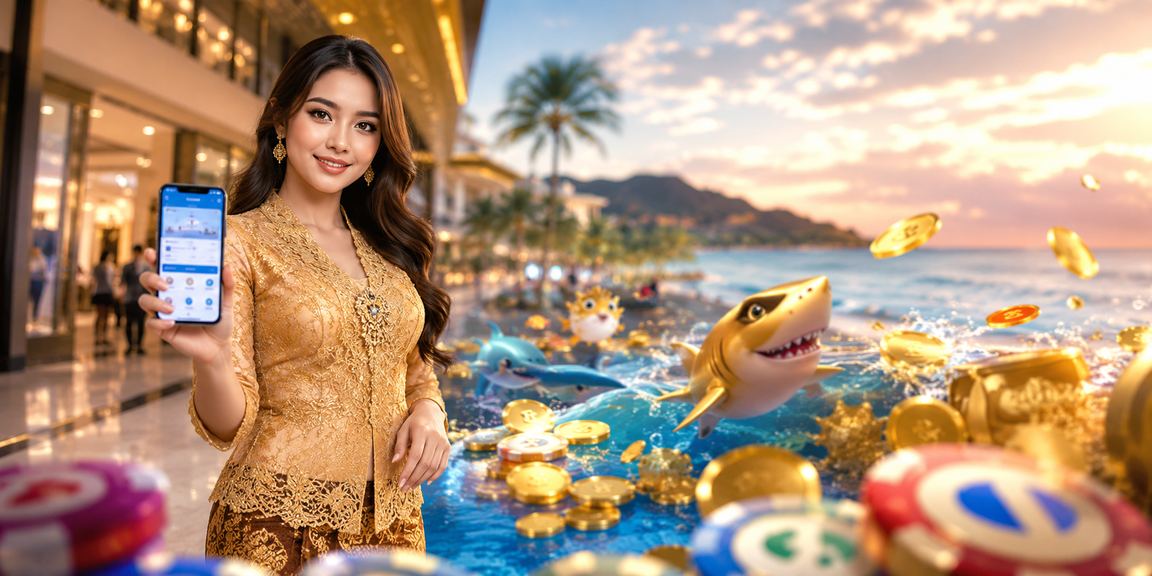 Permainan memancing dalam talian dengan suasana Langkawi bertema kebaya di gen4